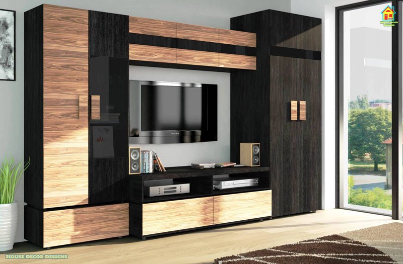 modern living room cupboards