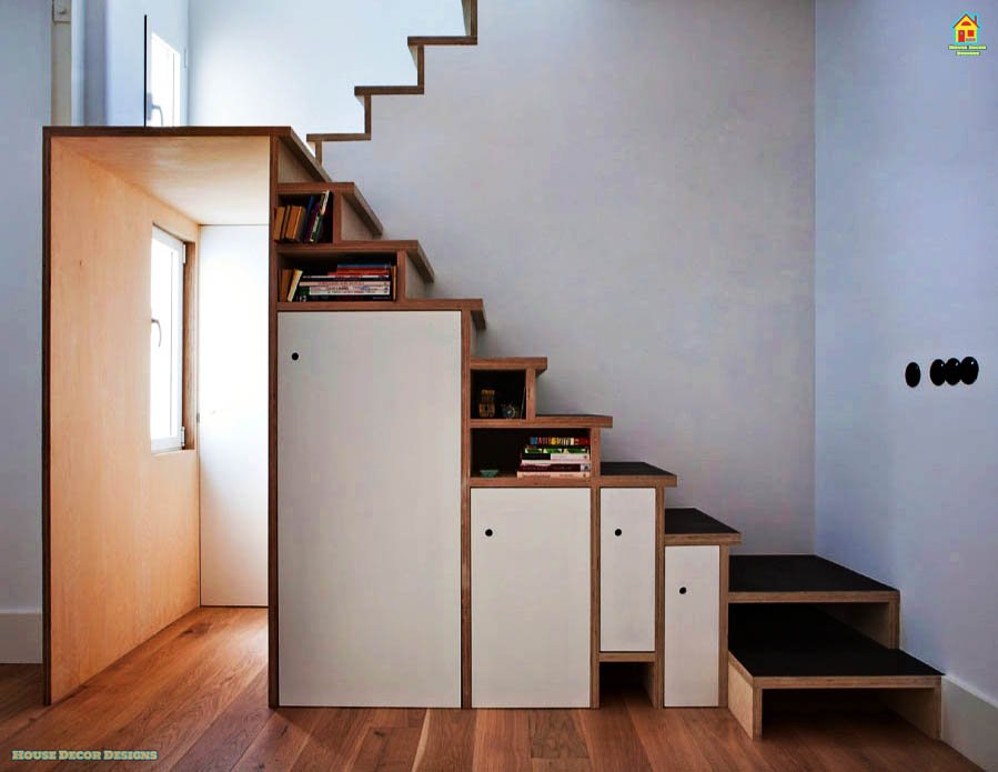 Modern Under Stairs Storage