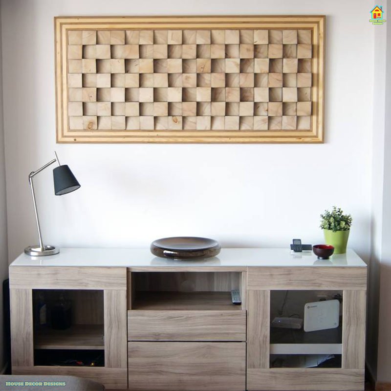 beautiful wooden wall decor