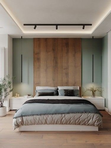 Beautiful colour scheme of bedroom