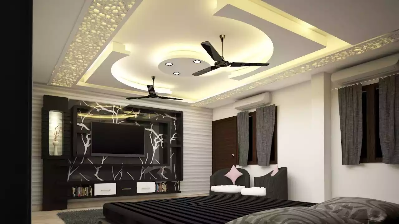 False Ceiling Design with Fan