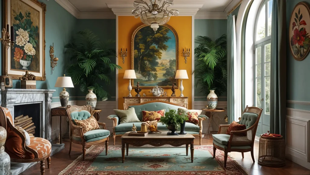 Vintage and Art in Home Interior Designs