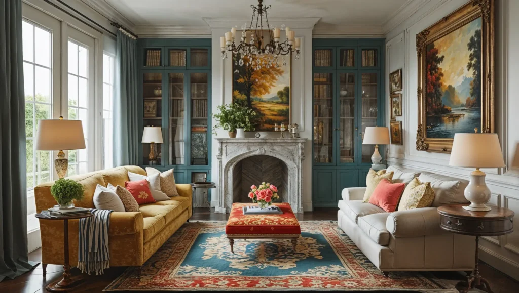 Vintage and Art in Home Interior Designs