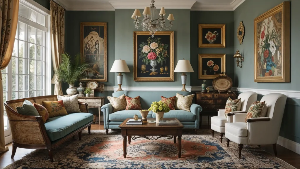 Vintage and Art in Home Interior Designs